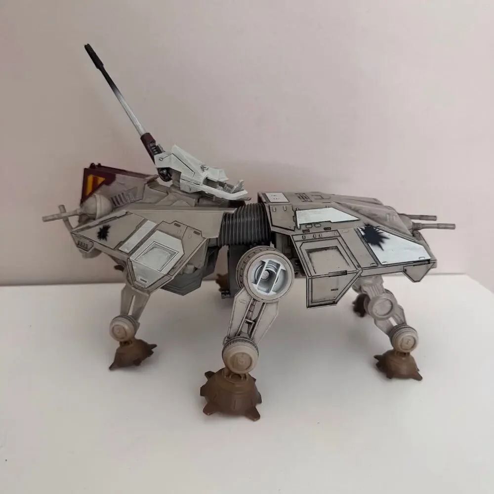 STAR WARS Micro Galaxy Squadron AT-TE Plastic Toy Jazwares - AS IS
